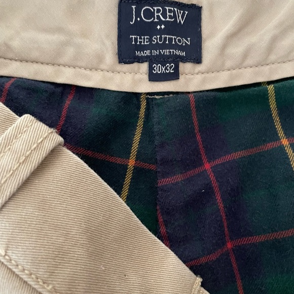 J. CREW “THE SUTTON” Khaki Slacks